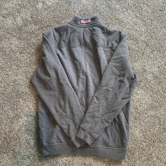 Vineyard Vines Men’s Medium 1/4 zip gray - Picture 6 of 6